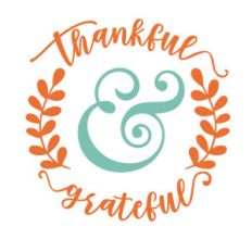thankful and grateful