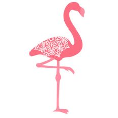 flamingo mandala