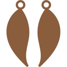 leaves earrings