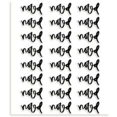 sticker sheet - noted