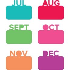 months of year tabs