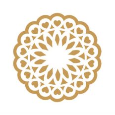 2 layered doily