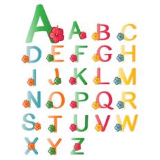 hibiscus monogram stickers