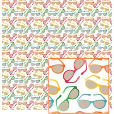 colorful sunglass pattern