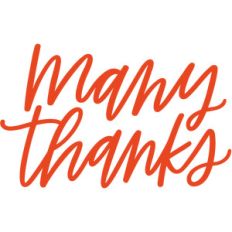 many thanks sentiment