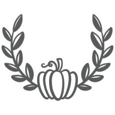 pumpkin leaf wreath
