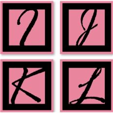 block letters i - l