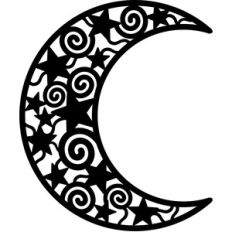 stars and spirals moon