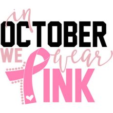in october we wear pink