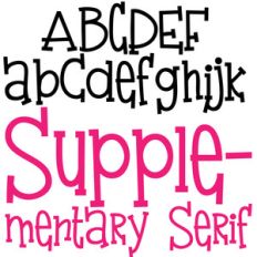 pn supplementary serif