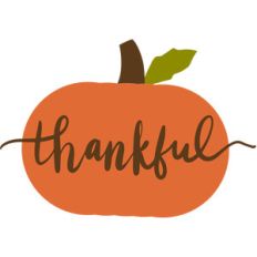 thankful pumpkin
