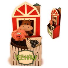 barn yard box card