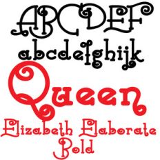 pn queen elizabeth elaborate bold
