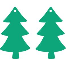 christmas tree earrings