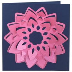 3d flower pop up card