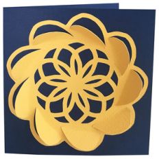 3d flower pop up card