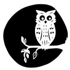 spooky owl seal