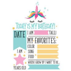 unicorn birthday