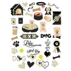 dog-theme planner stickers