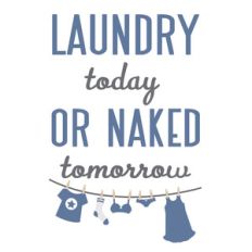 laundry day - today or naked