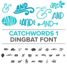 catchwords dingbat font