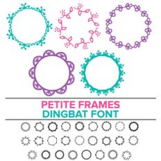 petitie frame dingbat font