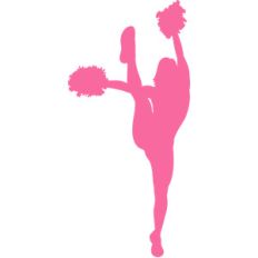 cheerleader silhouette