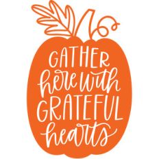 gather here with grateful hearts pumpkin