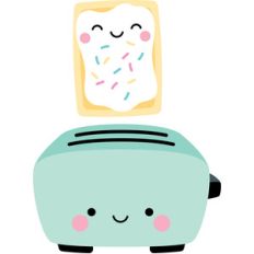 pastry and toaster - so punny