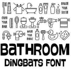 bathroom dingbats