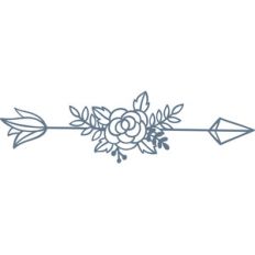 arrow with flower