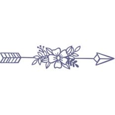 arrow with flower