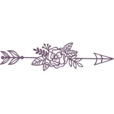 arrow with flower