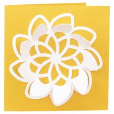 3d flower pop up card