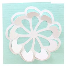 3d flower pop up card