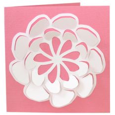 3d flower pop up card