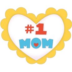 #1 mom heart
