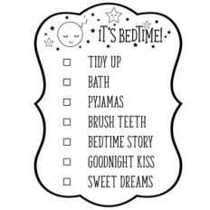 it's bedtime