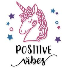 positive vibes unicorn