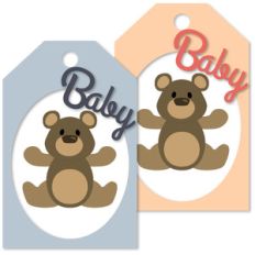 gift tag teddy bear
