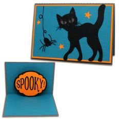 a2 pop-up spooky card