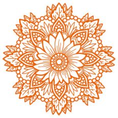 sunflower mandala