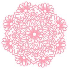 flower and leaf mandala