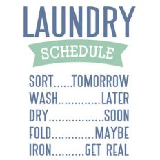 laundry day - schedule