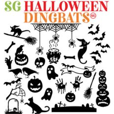 sg halloween dingbats