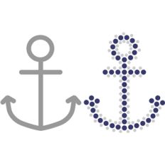 rhinestone anchor