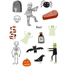 cute spooky halloween stickers