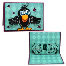 a2 pop-up raven card