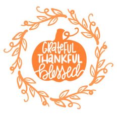 grateful thankful blessed pumpkin