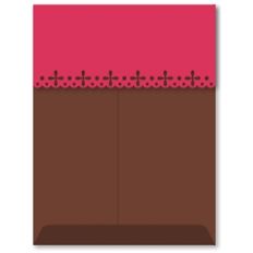 4 petal flower envelope